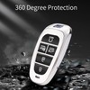 Kespevn for Hyundai Key Fob Cover 5 Button Soft TPU