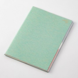 Midori Double Schedule Notebook, 2026 B6 Monthly Money Blue-green 22386006 (Begins October 2025)