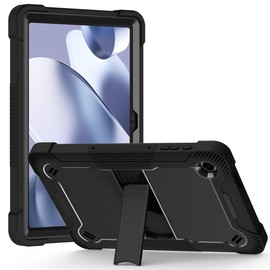 Suttkue Case Compatible with T-Mobile REVVL Tab 2 2025 Tablet, 10.1 inch with Stand 360 Degrees Anti-Shock Dual Layer Case for REVVL Tab 2-Black
