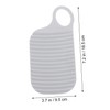 CHILDWEET 6pcs Mini Washboards Dual-sided Scrubbers Stripe Texture Portable Laundry