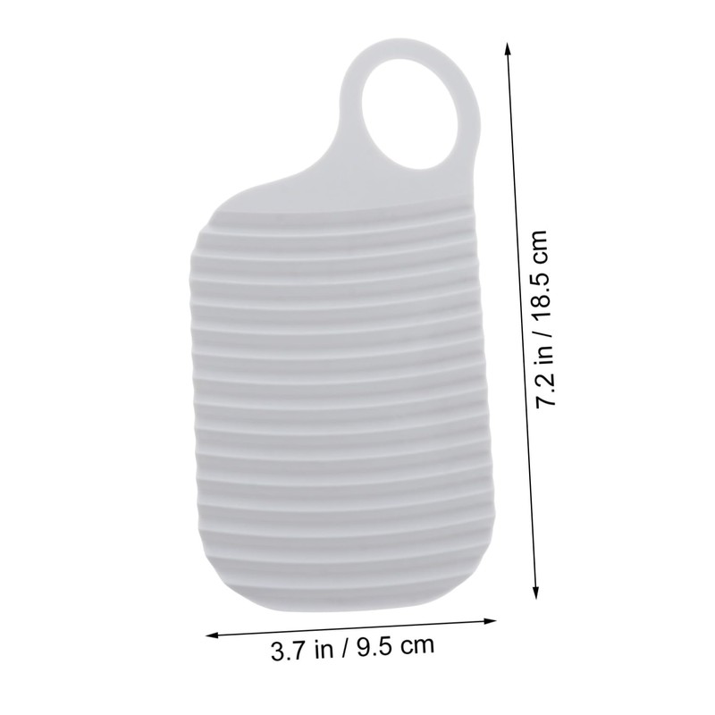 CHILDWEET 6pcs Mini Washboards Dual-sided Scrubbers Stripe Texture Portable Laundry