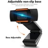 Peak Trading Full HD Webcam 1080P, Webcam with Microphone for