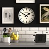 NEWGATE® Number Three Railway Wall Clock | Retro Inspired Modern