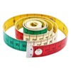 Dual-Sided Fabric Measuring Tape 1pc Flexible PU Sewing Tape Measure