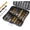 PLATINUMEDGE 140PC Multi-Purpose Drill Bits Set, 88PC Titanium Twist Drill