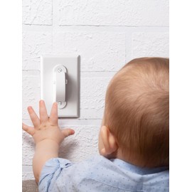 Light Switch Guard, ILIVABLE Childproof Fully Enclosed Light Switch Covers Protects Your Lights or Circuits from being Accidentally Turned On or Off by Children and Adults (White, 2 Pack)