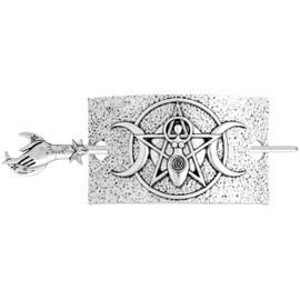 HAQUIL Norse Neopapawicca Trinity Goddess Hairpin Vintage Viking Jewelry Clip Minimalist Hair Accessories for Women