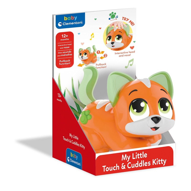 Clementoni - 17462 - Baby Interactive Cat Toy for Babies,