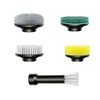 qimedo Handheld Scrubber Q4 Replacement Brush Head, 5-in-1 Spin Scrubber