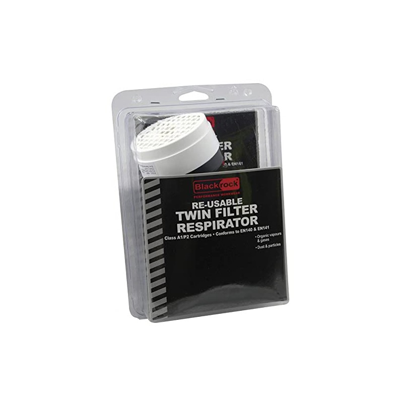 Blackrock Twin Half Mask Respirator A1P2 Filter