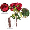 Vickerman 23'' Everyday Artificial Red Peony Bush - Realistic Faux