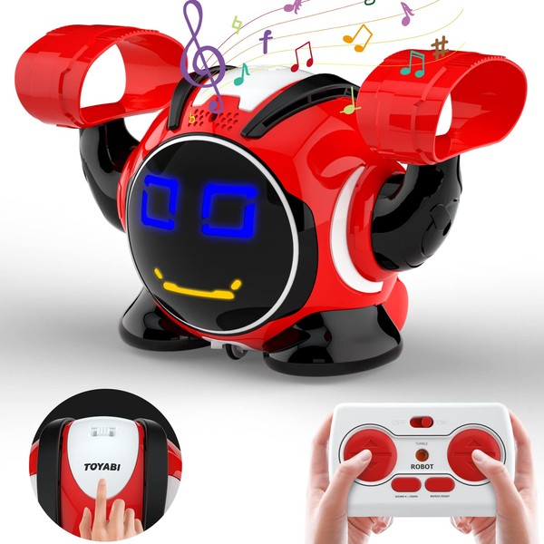 GizmoVine Robot Toy, 2.4GHz Remote Control Kids Robots, Talking Robot with Sound and Flexible Body, Interactive Robot Dancing Robot Boys toys age 5 6 7 8, Smart Robot Christmas Birthday Gifts