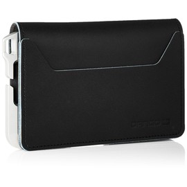 DANGO WALLET Compact Wallet D01 Dapper Bi-Fold Wallet, Bi-Fold Bifold, jet black