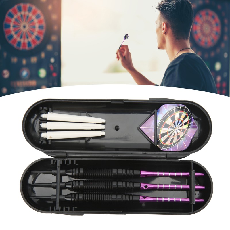 3Pcs Darts Professional Exquisite Stainless Steel Tip Darts Set with