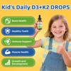 GZ HAOYUAN Kids Vitamin D3 K2 Drops, Vitamin D3 K2