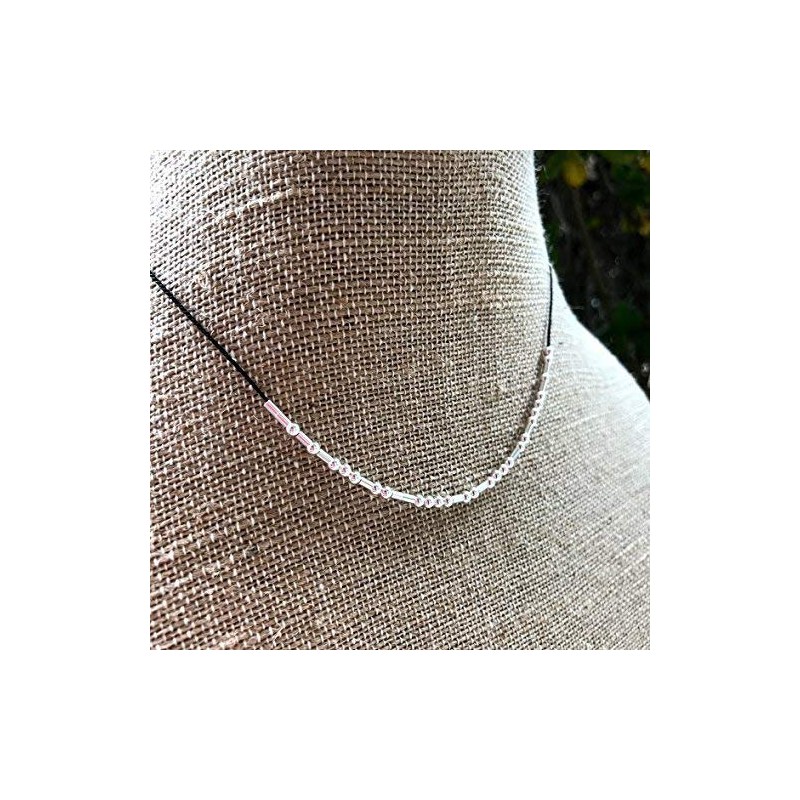 Morse Code 'MARINE GIRLFRIEND' Marine Corps Necklace