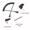 DEWIN Flash Sync Cable, Camera Flash Sync Cable 2.5mm to