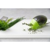 Fackelmann herb roller with herb scraper, cutting roller with sharp