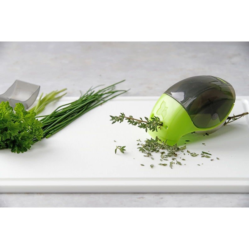 Fackelmann herb roller with herb scraper, cutting roller with sharp
