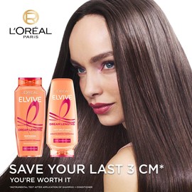 L'Oreal Paris L'Oral Paris Elvive Dream Lengths Anti-Split Ends Conditioner, with Vegetal Keratin & Castor Oil, for Long Hair, Suitable for all hair textures, 500ml