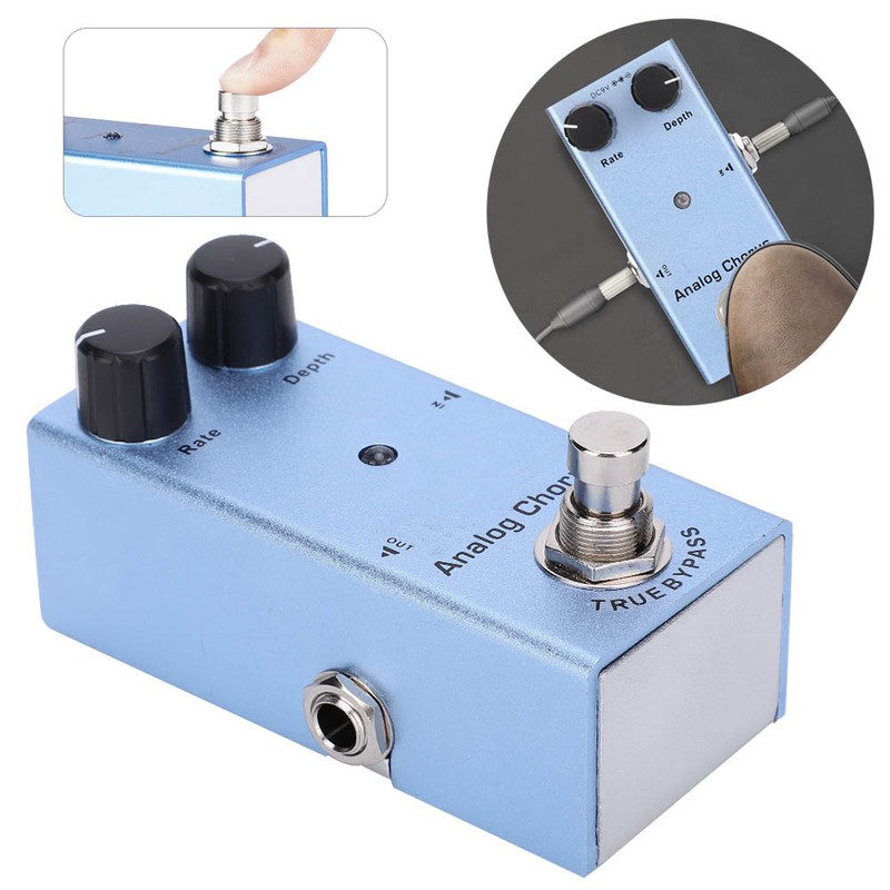 Electric Guitar Effect Pedal Analog Chorus Mini Single True Bypass