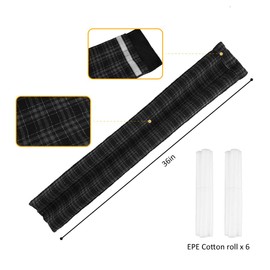 VISEMAN 36 Inch Under Door Stopper-Door Noise Blocker, Double Sided Door Stopper, Machine-Washable