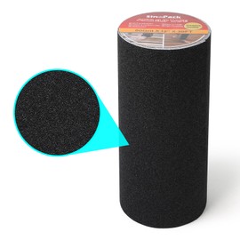SinoPack Anti Slip Tape Black - 12Inch x 30FT Non Skid Ramp for Outdoor, High Traction Abrasive Adhesive Anti Slip for Stairs Step