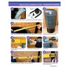 SPARES2GO Rainwater Diverter 65mm Square 68mm Round Downpipe Water Butt