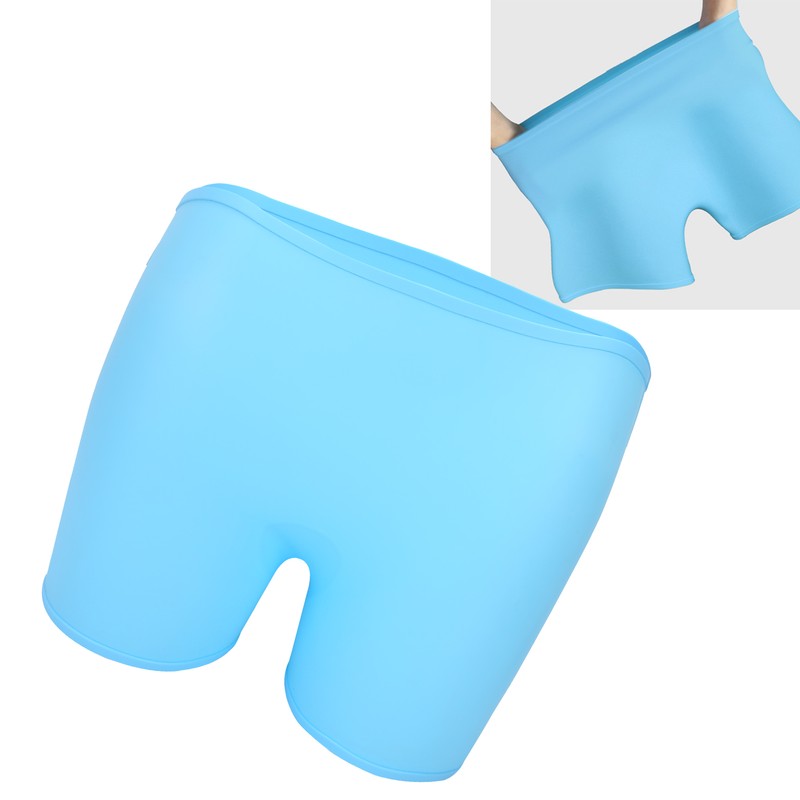 Women Silicone Swim Shorts Summer Waterproof Quick‑Drying Soft Swimming Shorts
