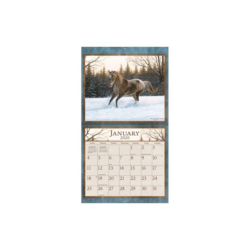 Lang Companies, Horses in The Mist Special Edition 2026 Wall