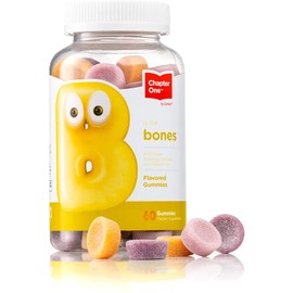 Chapter Calcium with Vitamin D3 Gummies, Bone Building Chewable Gummies, Certified Kosher, 60 Flavored Gummies