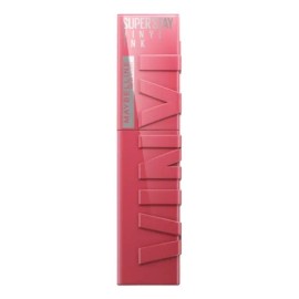 Maybelline Labial Superstay Vinyl Ink 4.2ml, dura 16H, da brillo, sin grumos, sin transferencias