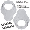 2PCS Speaker&Tweeter Boxes Universal for 6.5" Speakers for UTV ATV