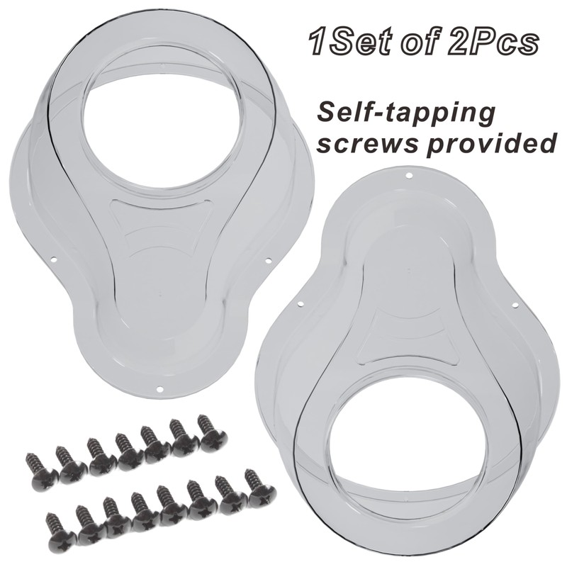 2PCS Speaker&Tweeter Boxes Universal for 6.5" Speakers for UTV ATV