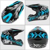 SPARK DOT Certified Adult Motocross Helmet Full Face - 4Pcs