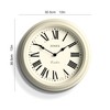 Jones Clocks® Venetian Wall Clock - Round Wall Clock -