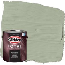 Glidden Total Exterior Paint & Primer All-in-One, Gargoyle/Green, Semi-Gloss, 1 Gallon