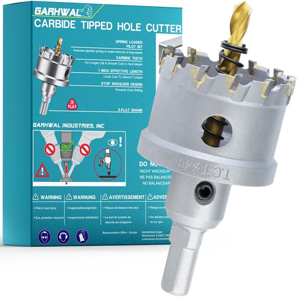 GARHWAL - Diameter 45 mm high-performance carbide hole saw with