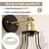 DiCUNO Lamp Shade Reducer Ring E14, Lamp Holder Twist Lock