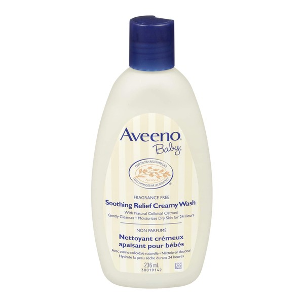 Aveeno Baby Soothing Hydration Creamy Wash, 236mL/8.3 oz. Bottle {Imported from Canada}