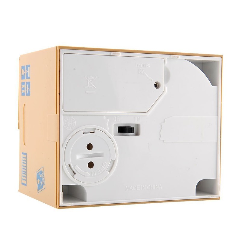 EchoAcc® Cute Automatic Stealing Cat Kitty Coin Money Box Piggy