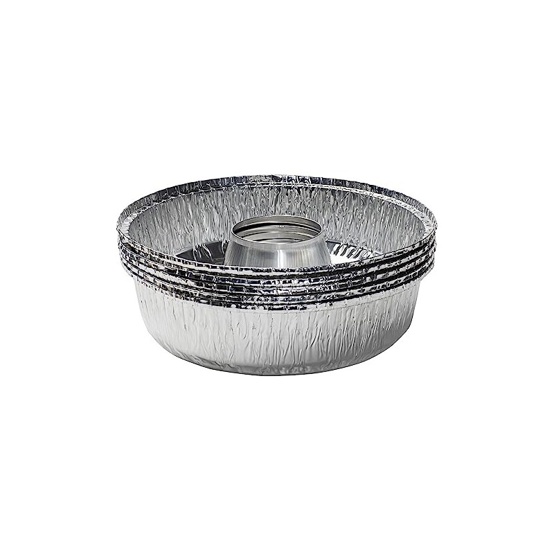 OMNIA Aluminium Mould with Cardboard Lid, Pack of 5