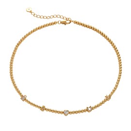 Alex and Ani Love and Luck Tennis Necklace