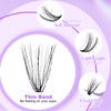 Cluster Lashes Kit Wispy 4 Styles, Individual Eyelashes Kit 3D-20D+30D+7D