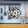 Cow Skin Pot Holder Set of 2,Heat Resistant Potholders Oven