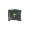 Intercession Genuine Leather Rosary Pouch, Keepsake for Catholic Prayer Rosary