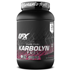 EFX Sports Karbolyn Fuel | Fast-Absorbing Carbohydrate Powder | Carb Load, Sustained Energy, Quick Recovery | Stimulant Free | 35 Servings (Strawberry)