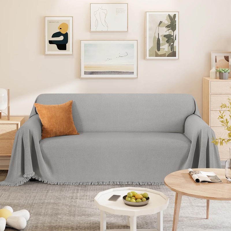 TAOCOCO Couch Cover Blanket Sectional Sofa Covers Thick Durable Couch