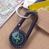 Azeeda 'Diolch ' Compass Keyring (KC00037153)