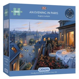 Gibsons An Evening in Paris Jigsaw Puzzle, 1000 piece